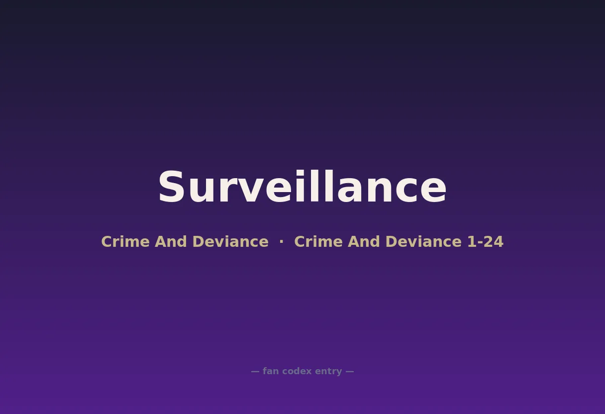 Surveillance