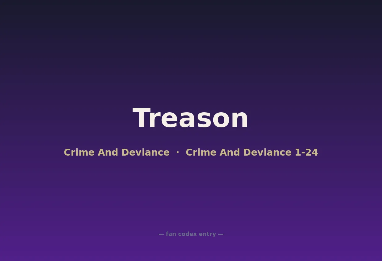 Treason